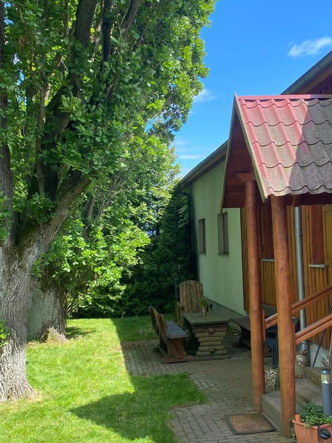 Jagdhaus Auf Dem Forsthof Mit Sauna Eckartsberga Esterno foto