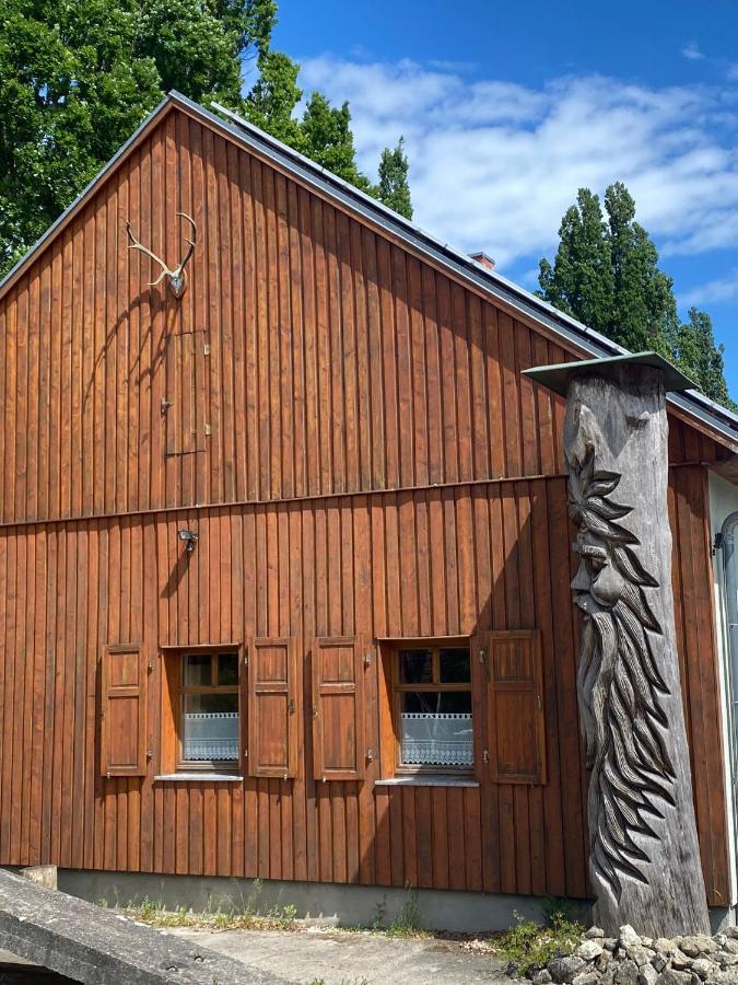 Jagdhaus Auf Dem Forsthof Mit Sauna Eckartsberga Esterno foto